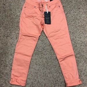 The Limited Skinny Ankle Size 4 Jean peach